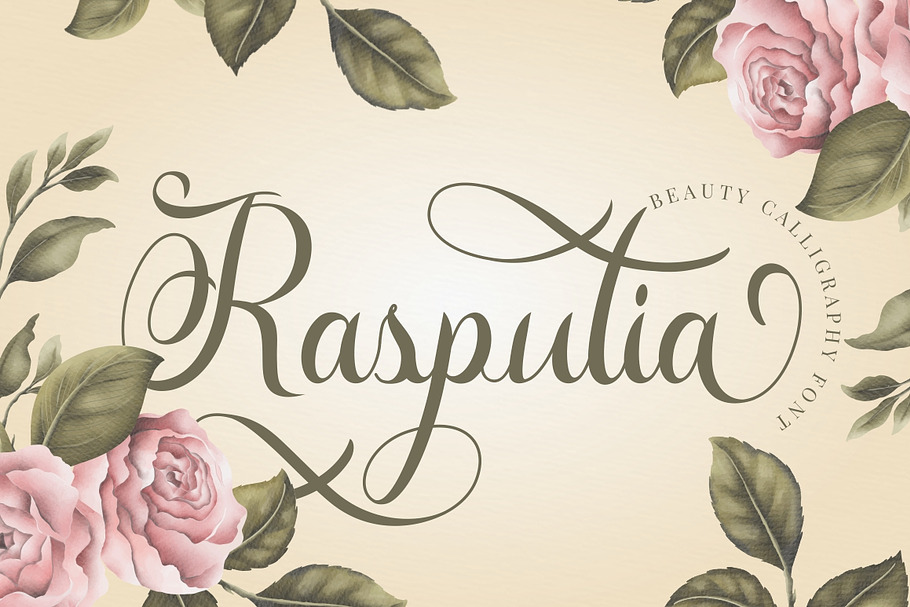 Rasputia - Beautiful Calligraphy in Script Fonts - product preview 8