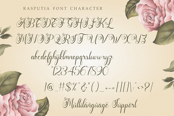 Rasputia - Beautiful Calligraphy in Script Fonts - product preview 10