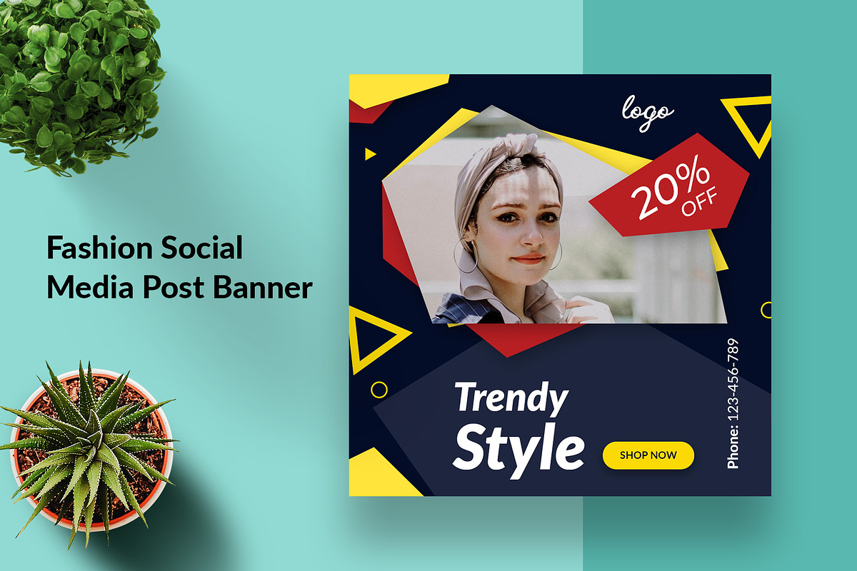 Instagram Social Media Post Template in Instagram Templates - product preview 8