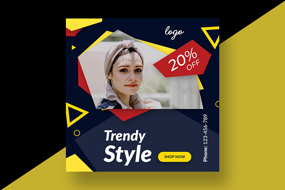 Instagram Social Media Post Template in Instagram Templates - product preview 1