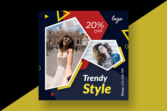 Fashion Instagram Social Media Post in Instagram Templates - product preview 1