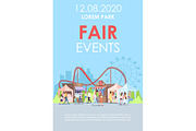 Fair events brochure template