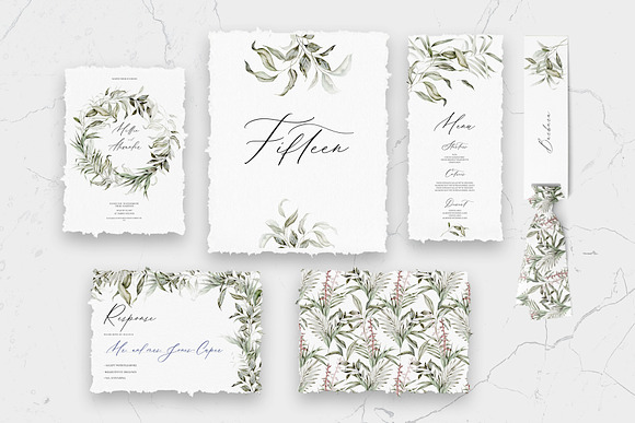 Barbara. Wedding set in Wedding Templates - product preview 5