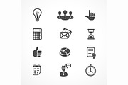 Office and Business Icons Set