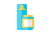 Hairspray and styling gel color icon
