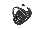 Marijuana tea color icon