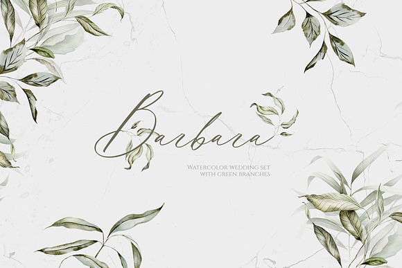 Barbara. Wedding set in Wedding Templates - product preview 9