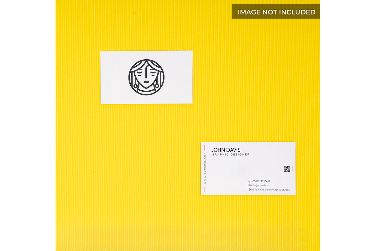 Realistic Business Card Mockup 7 in Print Mockups - product preview 8