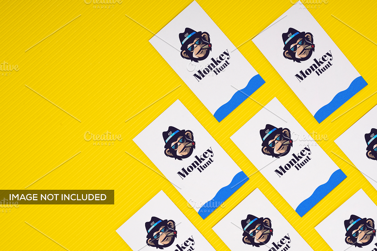 Realistic Business Card Mockup 9 in Print Mockups - product preview 8