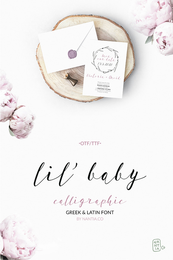Lil'Baby Script Greek Font in Greek Fonts - product preview 11