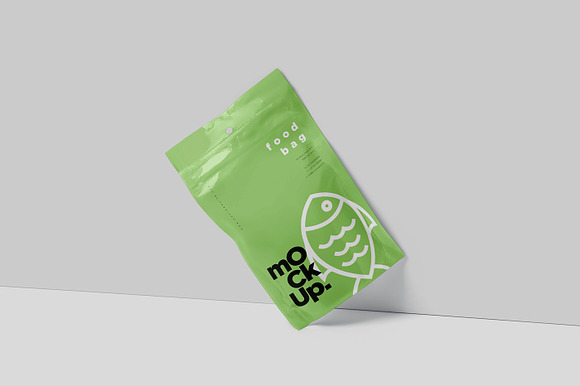 Foil Stand Up Packaging Pouch Mockup in Branding Mockups - product preview 1