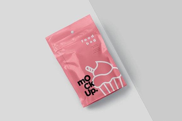 Foil Stand Up Packaging Pouch Mockup in Branding Mockups - product preview 3