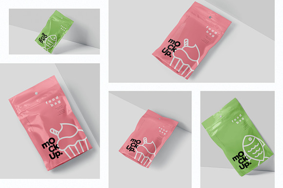 Foil Stand Up Packaging Pouch Mockup in Branding Mockups - product preview 4