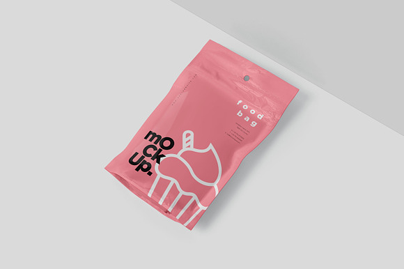 Foil Stand Up Packaging Pouch Mockup in Branding Mockups - product preview 6