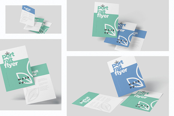 A5 Portrait Event Flyer Mockups in Branding Mockups - product preview 1