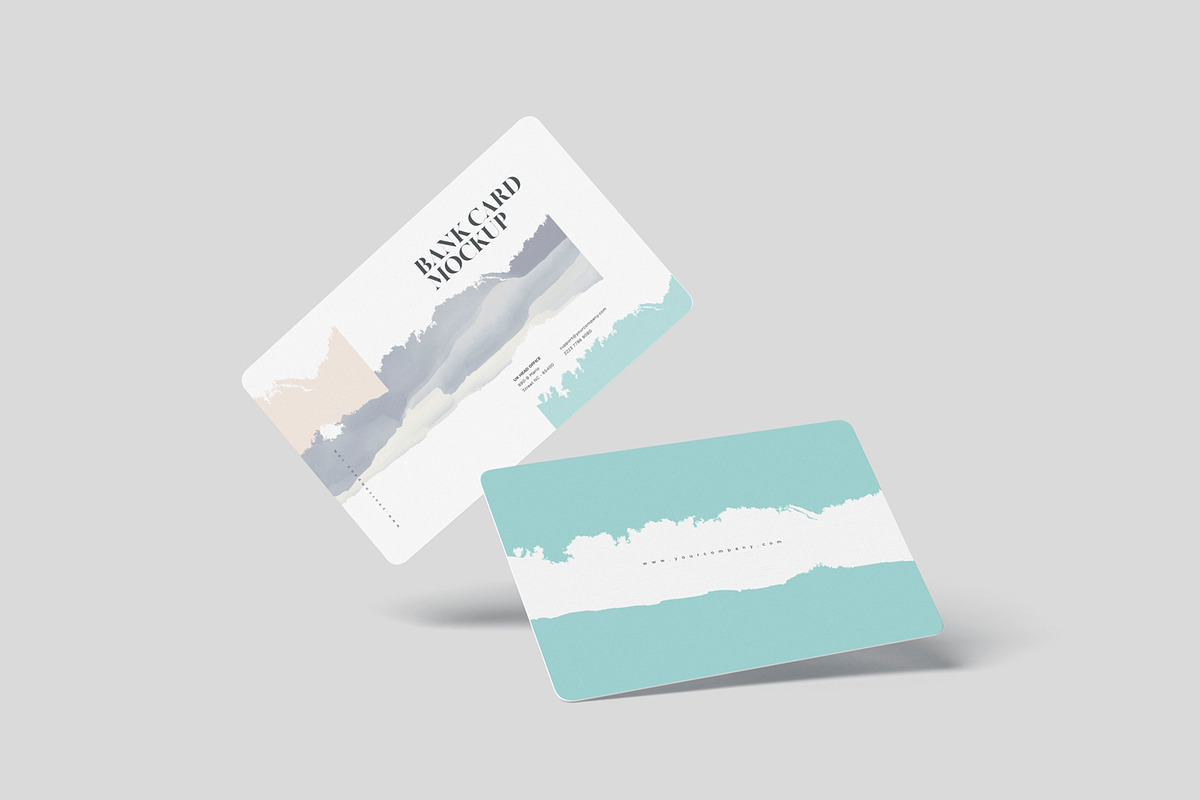 Bank Card Mockups Set in Branding Mockups - product preview 8