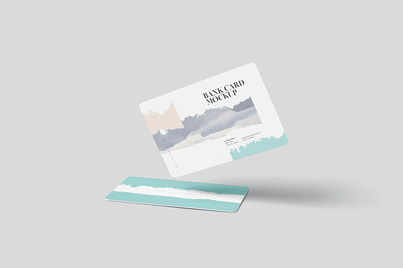 Bank Card Mockups Set in Branding Mockups - product preview 2