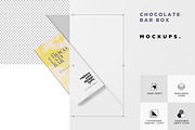 Chocolate Bar Box Mockups