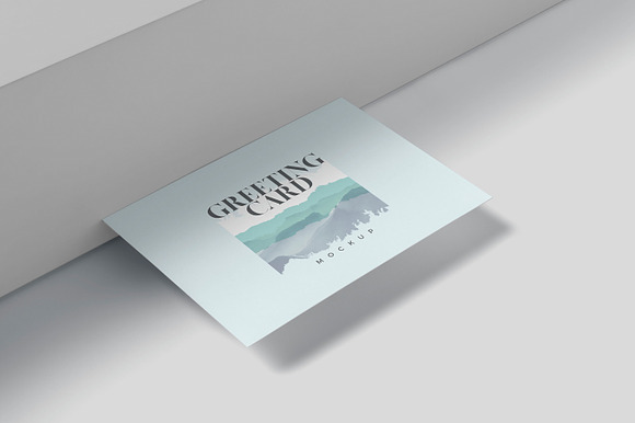 A6 Greeting Card Mockup Templates in Branding Mockups - product preview 2