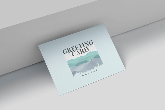 A6 Greeting Card Mockup Templates in Branding Mockups - product preview 3