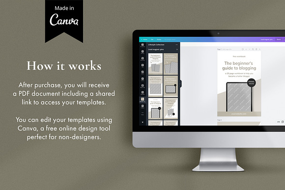 Lead Magnet Marketing Bundle | CANVA in Pinterest Templates - product preview 8