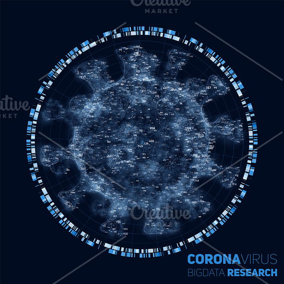 Coronavirus backgrounds in Objects - product preview 4