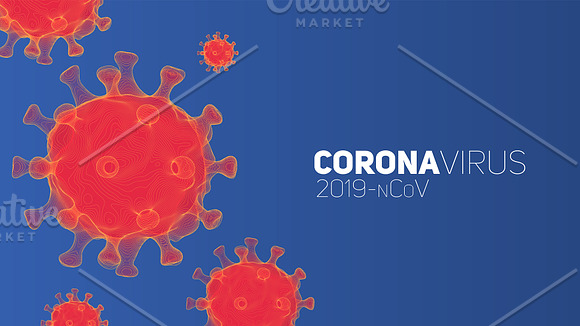 Coronavirus backgrounds in Objects - product preview 5