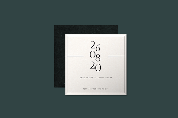Elegant Wedding Invitation Set in Wedding Templates - product preview 1