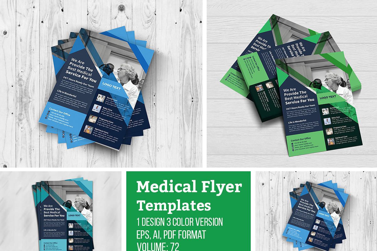Medical & Health Care Flyer Template in Flyer Templates - product preview 8