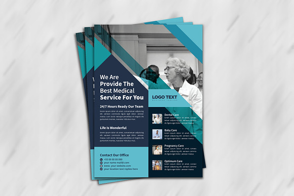 Medical & Health Care Flyer Template in Flyer Templates - product preview 1