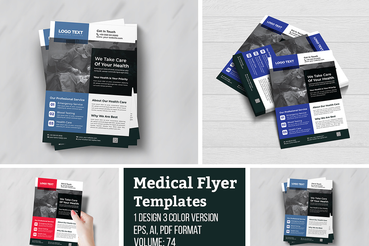 Healthcare Flyer Template in Flyer Templates - product preview 8