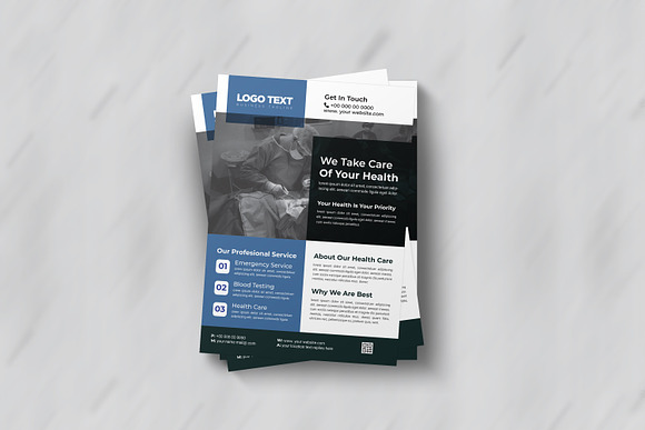 Healthcare Flyer Template in Flyer Templates - product preview 2