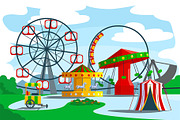 Amusement park territory