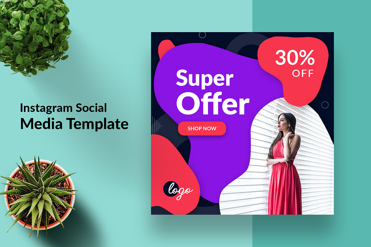 Instagram Social Media Template in Instagram Templates - product preview 8