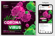 Corona Virus Flyer Template