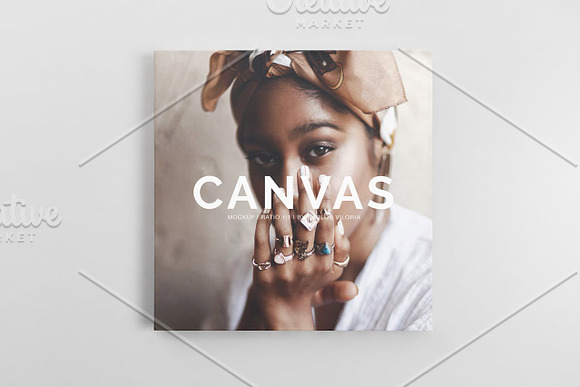 Square Canvas Ratio 1x1 Mockup 05 in Mockup Templates - product preview 4