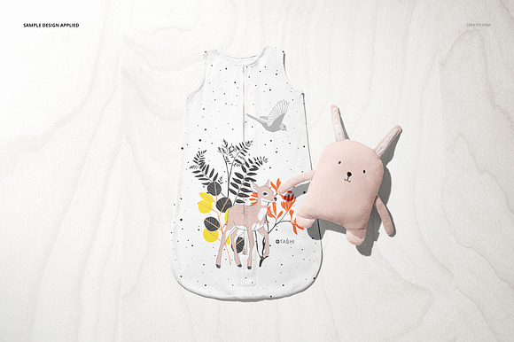 Baby Wearable Blanket Mockup Set in Product Mockups - product preview 7