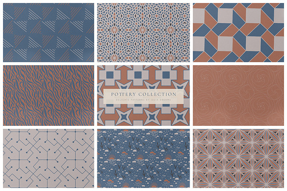 Delicate Seamless Patterns in Patterns - product preview 4