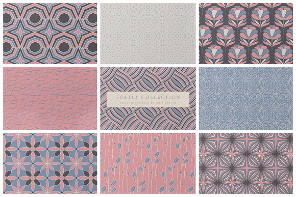 Delicate Seamless Patterns in Patterns - product preview 6