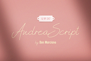 Andrea Script Thin Font