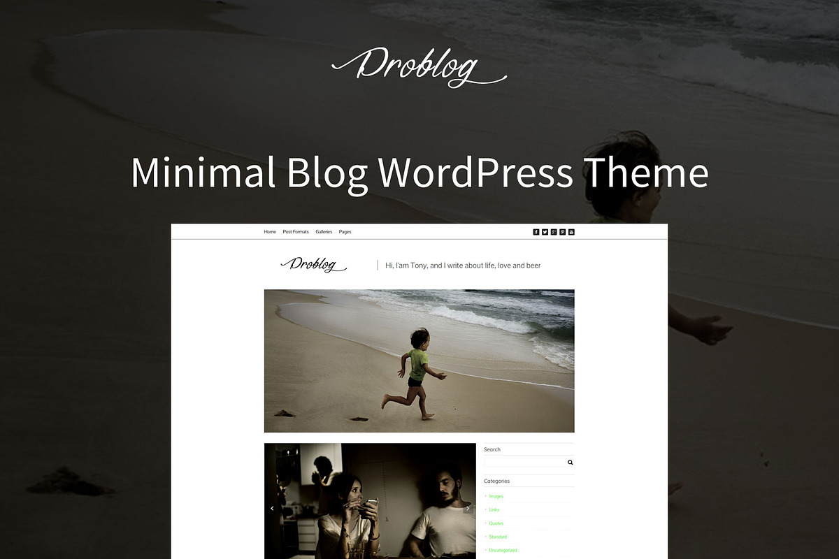 Problog - Minimal WP Blog Theme in WordPress Blog Themes - product preview 8