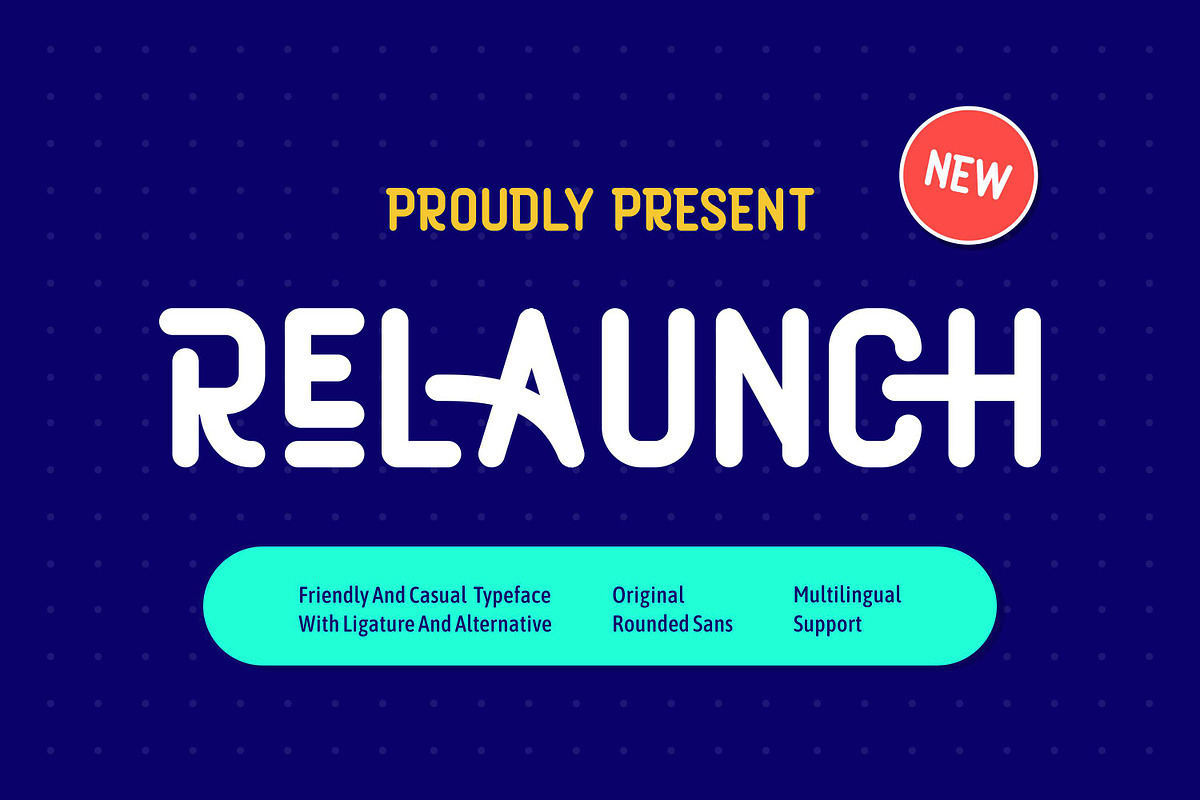 Relaunch - Ligature & Alternatif in Display Fonts - product preview 8