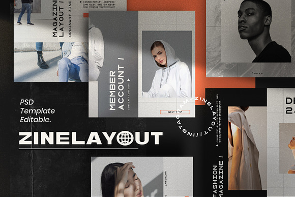 Zinelayout - Social Media Kit in Instagram Templates - product preview 3