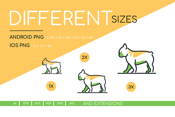 Dog Breeds Highlight Icons in Dog Icons - product preview 5