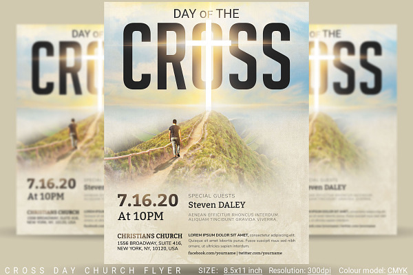 Cross Day Church Flyer