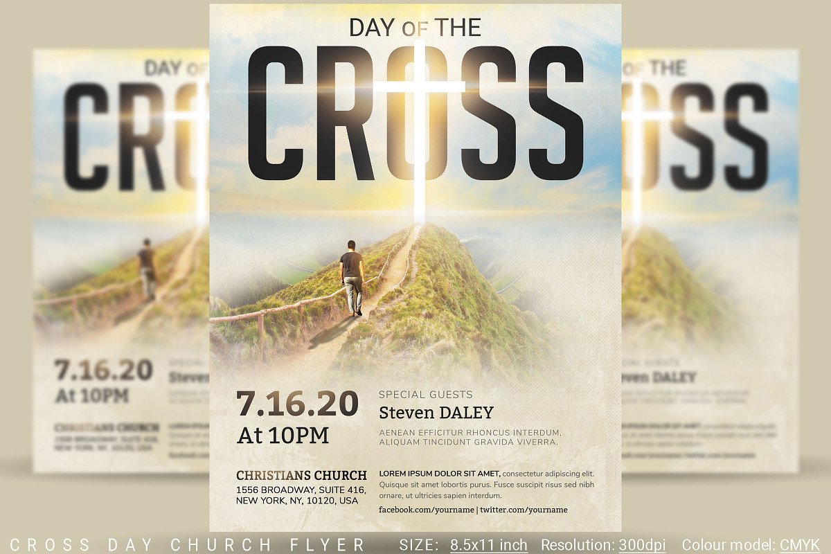 Cross Day Church Flyer in Flyer Templates - product preview 8