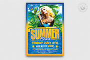Beach Party Flyer Template V6