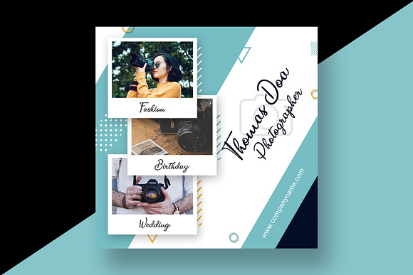 Photography Social Media Post in Instagram Templates - product preview 1