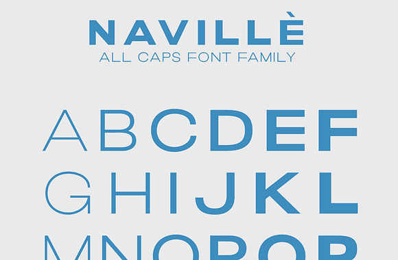 Navillè Family - 6 Fonts in Sans-Serif Fonts - product preview 9