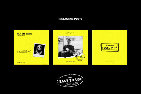 Striking Instagram Stories and Posts in Social Media Templates - product preview 1